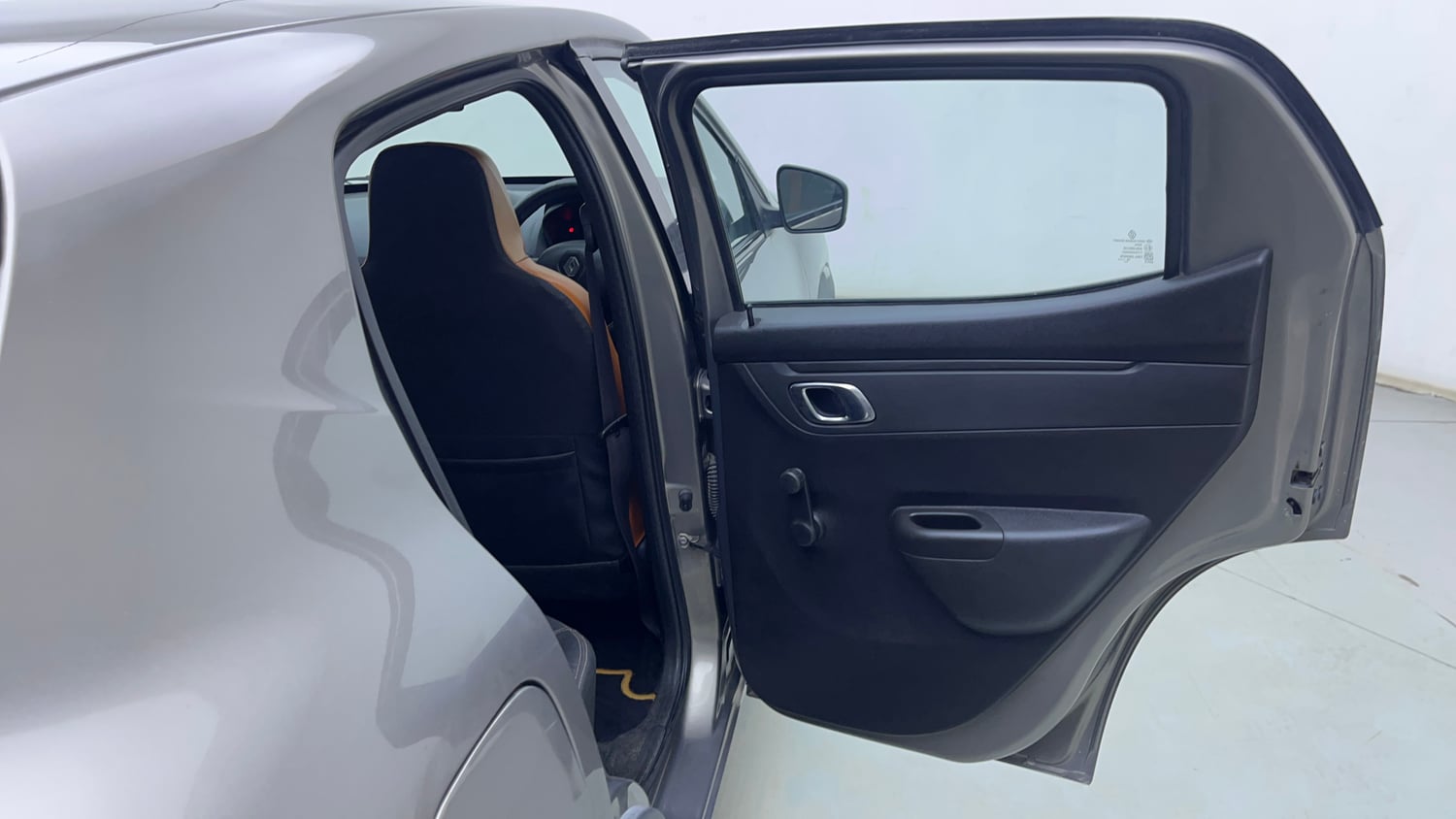 Used 2018 Renault Kwid 1.0 RXT AMT Petrol Automatic interior RIGHT REAR DOOR OPEN VIEW