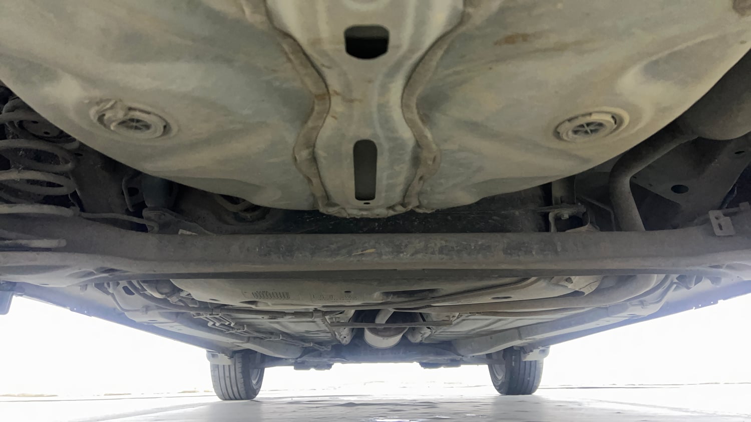 Used 2022 Maruti Suzuki Baleno Zeta Petrol Manual extra REAR UNDERBODY VIEW (TAKEN FROM REAR)