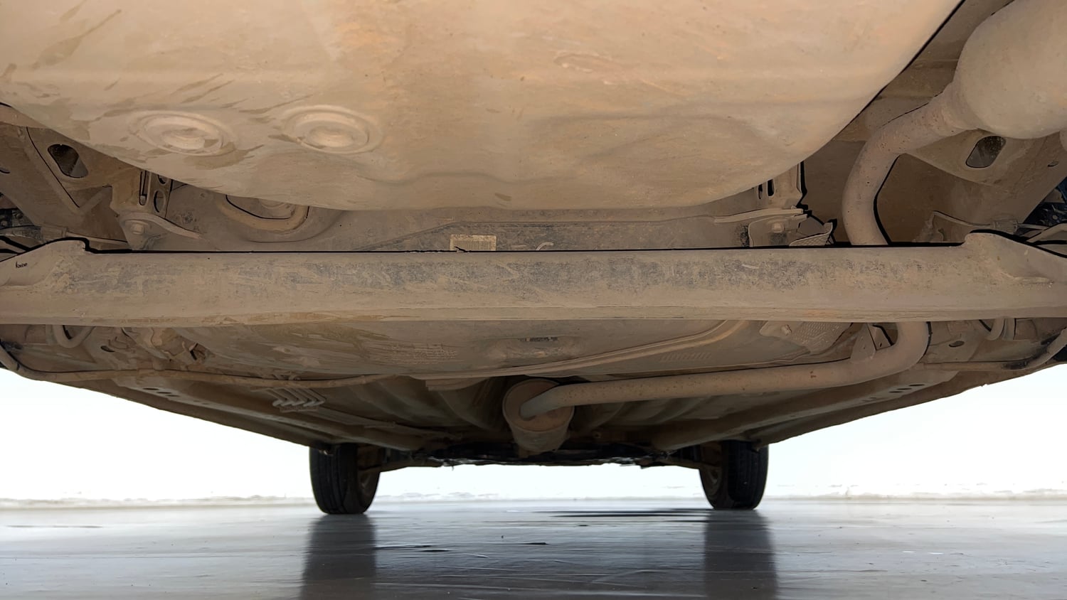 Used 2021 Maruti Suzuki Wagon R LXi (O) 1.0 CNG Cng Manual extra REAR UNDERBODY VIEW (TAKEN FROM REAR)