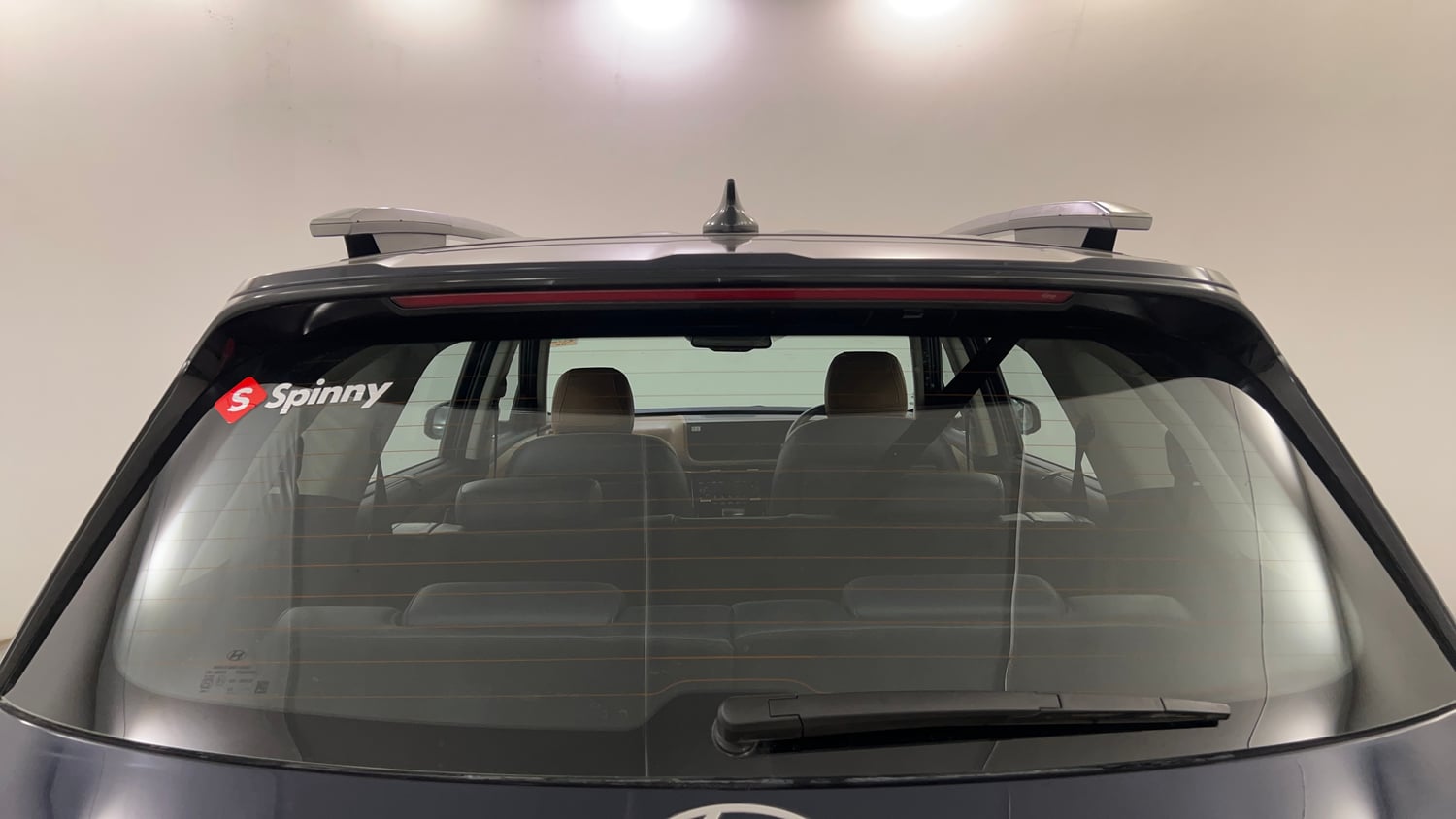 Used 2024 Hyundai Alcazar Signature 1.5 Diesel AT 7STR Diesel Automatic exterior BACK WINDSHIELD VIEW