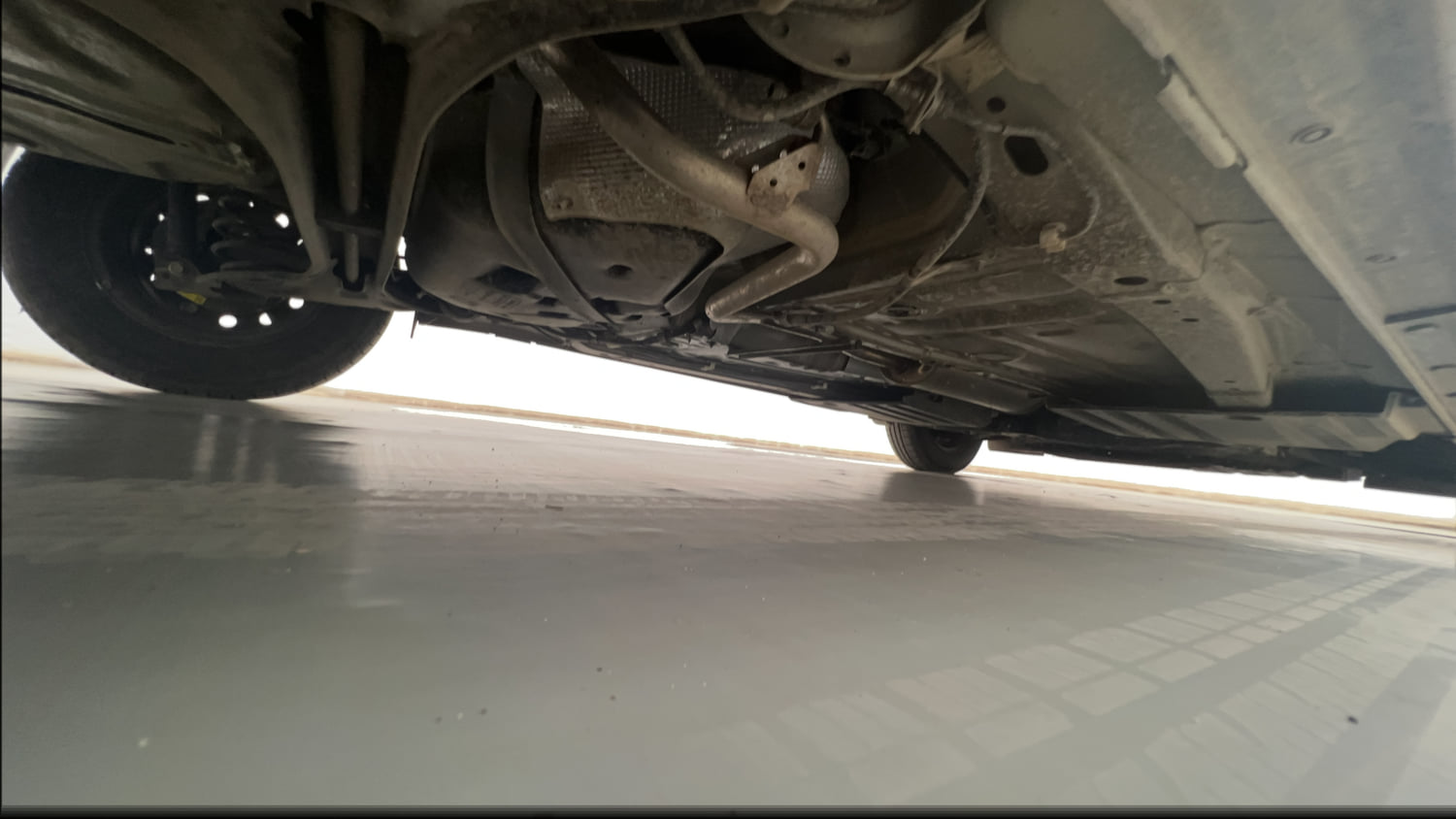 Used 2023 Maruti Suzuki Swift VXi Petrol Manual extra REAR RIGHT UNDERBODY VIEW