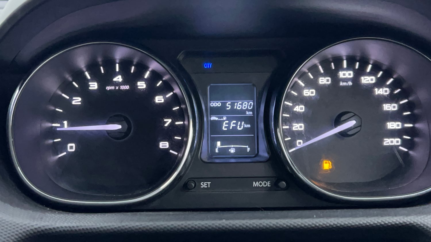 Used 2019 Tata Tiago Revotron XZ w/o Alloy Petrol Manual interior CLUSTERMETER VIEW