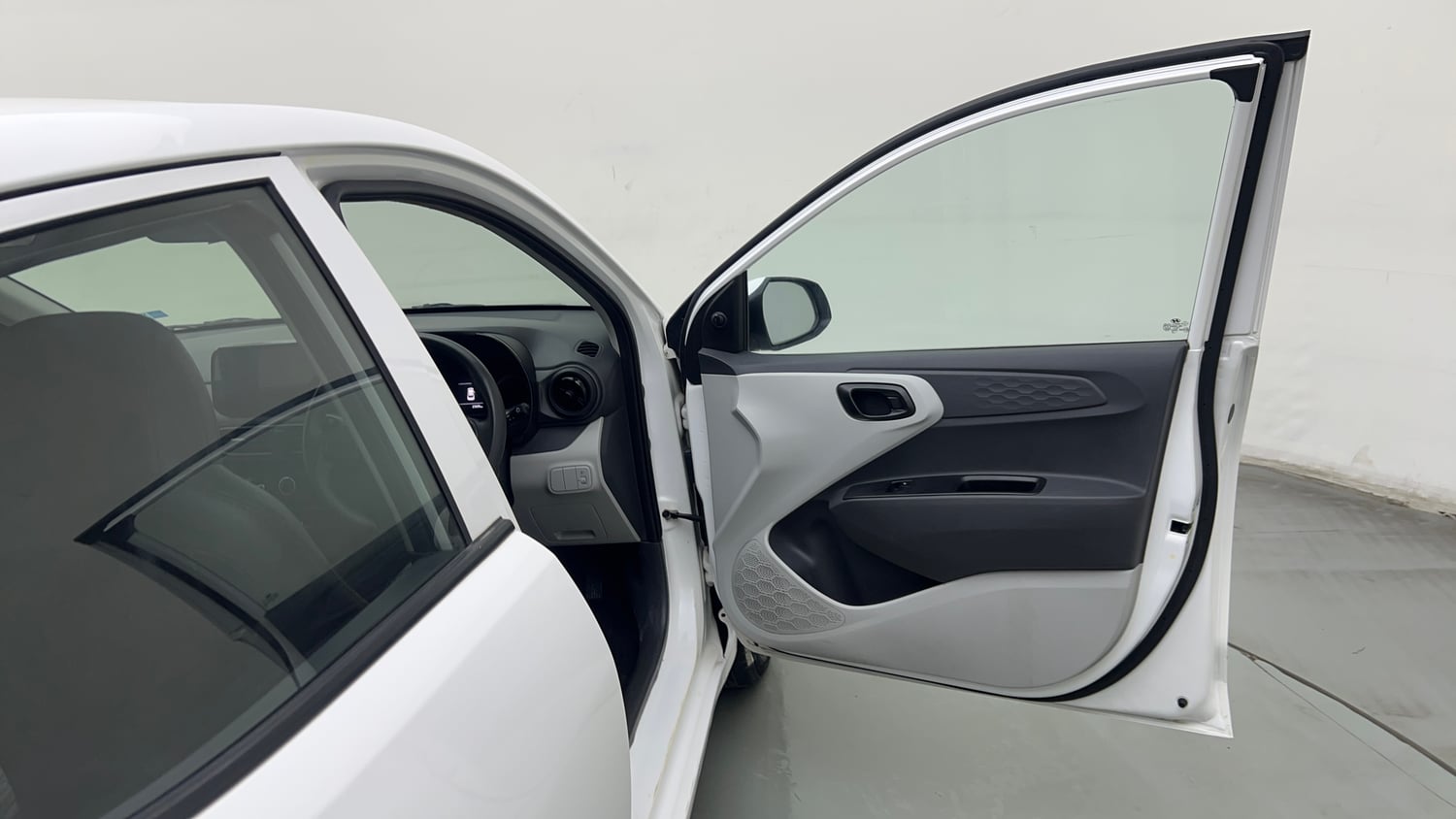 Used 2024 Hyundai Grand i10 Nios Era 1.2 Kappa Petrol Manual interior RIGHT FRONT DOOR OPEN VIEW