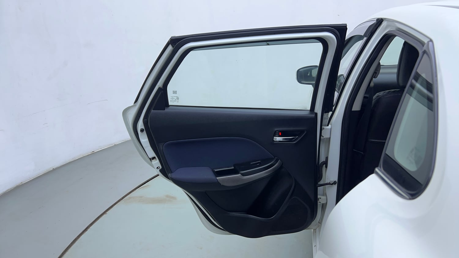 Used 2019 Maruti Suzuki Baleno Zeta Petrol Manual interior LEFT REAR DOOR OPEN VIEW