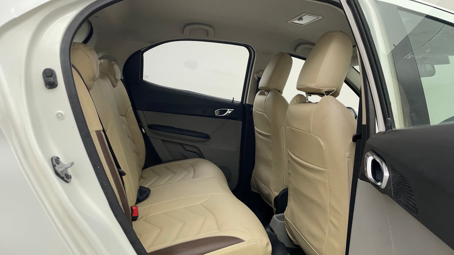 Used 2017 Tata Tiago Revotron XZA Petrol Automatic interior RIGHT SIDE REAR DOOR CABIN VIEW