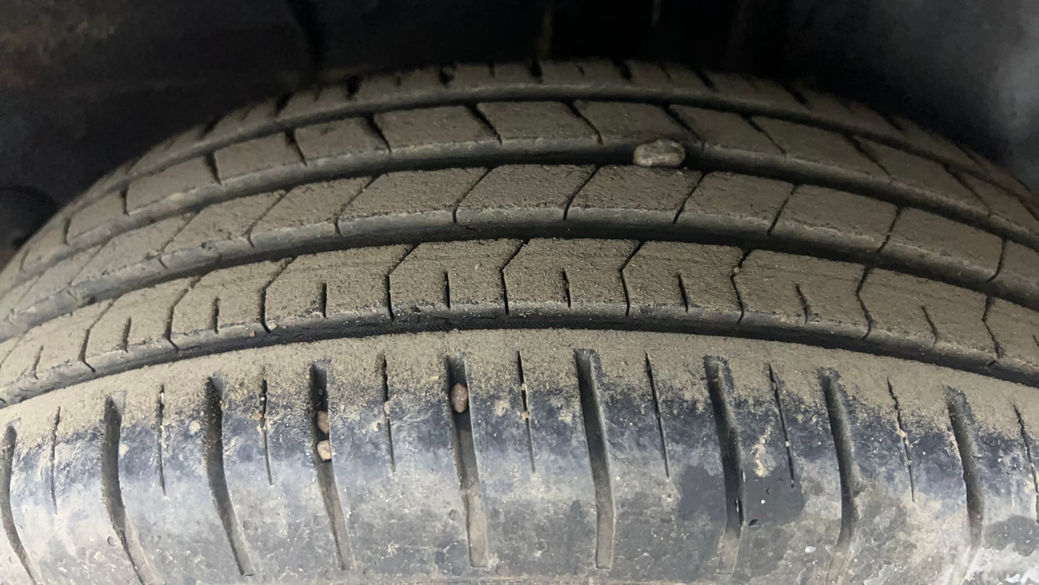 Used 2023 Tata Punch Creative Dual Tone AMT Petrol Automatic tyres LEFT REAR TYRE TREAD VIEW