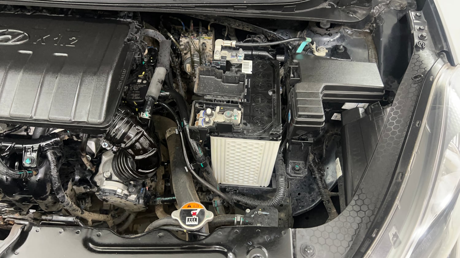Used 2024 Hyundai Aura SX 1.2 CNG Cng Manual engine ENGINE LEFT SIDE VIEW