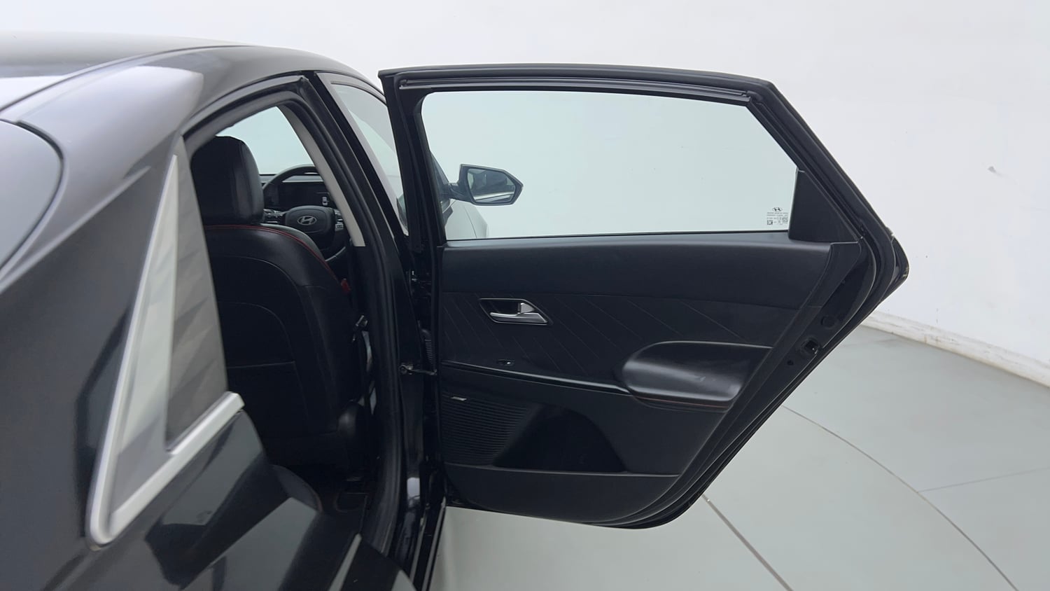Used 2023 Hyundai Verna SX (O) 1.5 Turbo Petrol DCT Petrol Automatic interior RIGHT REAR DOOR OPEN VIEW