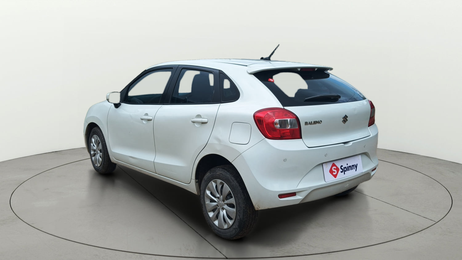 Used 2017 Maruti Suzuki Baleno Delta 1.2 Petrol Manual exterior LEFT REAR CORNER VIEW