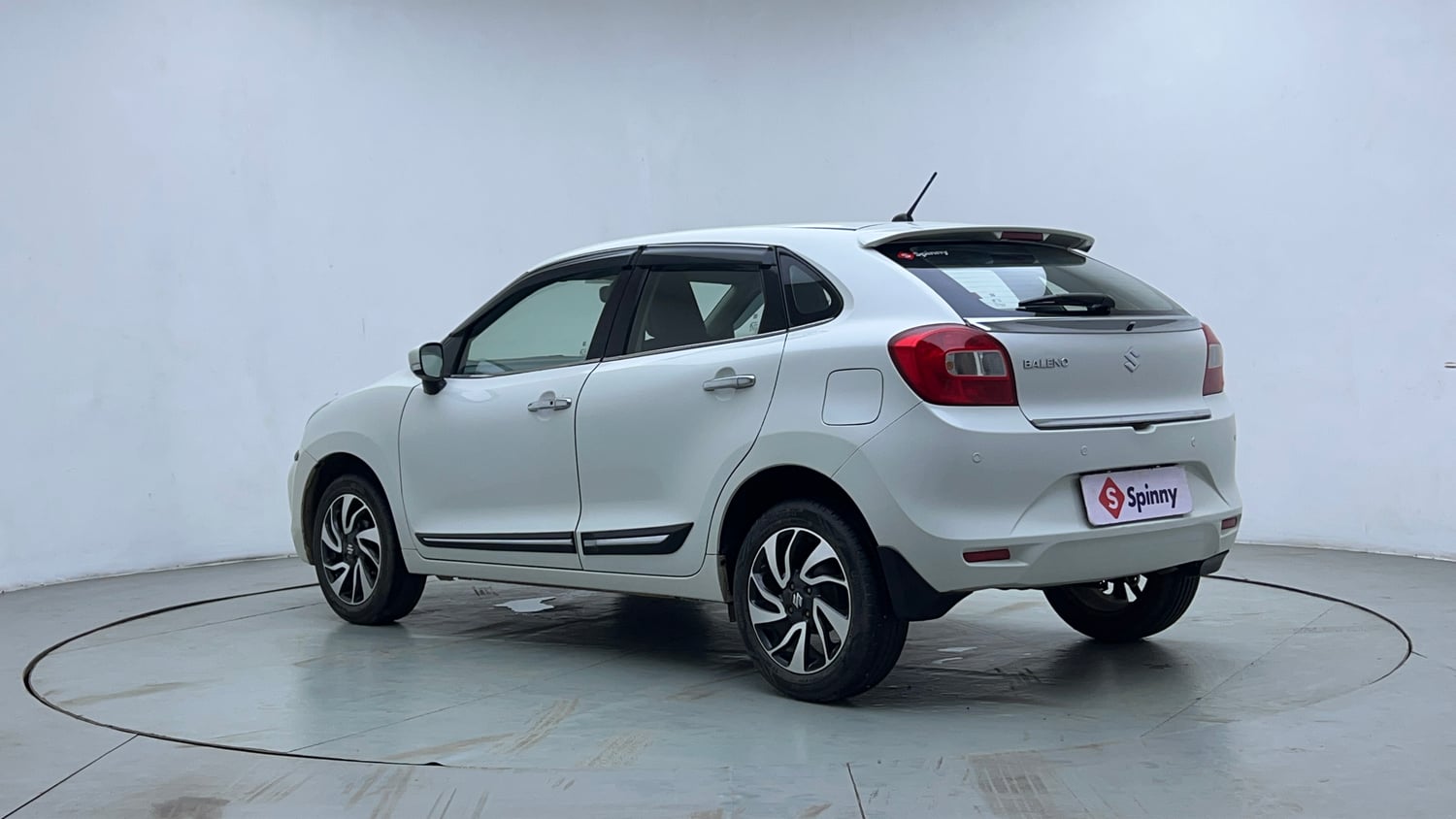 Used 2019 Maruti Suzuki Baleno Zeta Petrol Manual exterior LEFT REAR CORNER VIEW