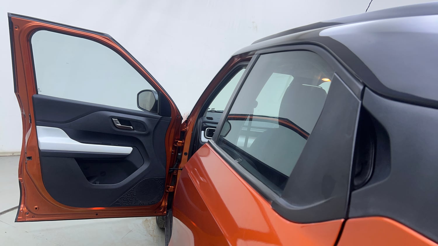 Used 2023 Tata Punch Creative Dual Tone AMT Petrol Automatic interior LEFT FRONT DOOR OPEN VIEW