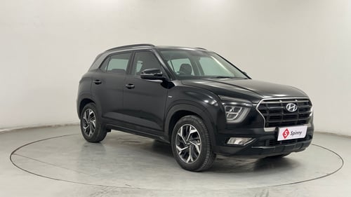 Used 2022 Hyundai Creta SX (O) 1.4 Turbo 7 DCT Petrol Automatic exterior RIGHT FRONT CORNER VIEW