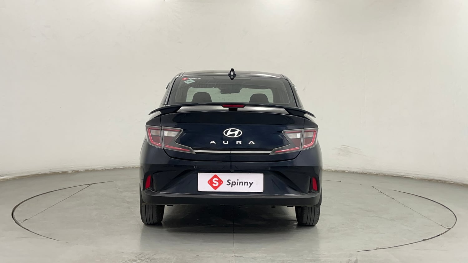 Used 2024 Hyundai Aura SX 1.2 CNG Cng Manual exterior BACK VIEW