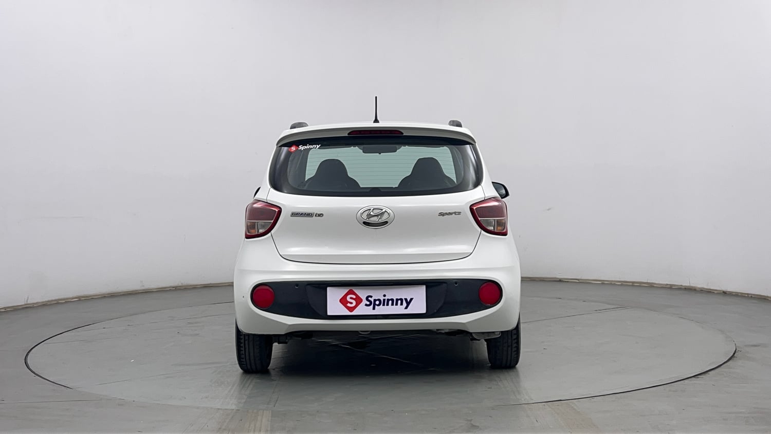Used 2018 Hyundai Grand i10 Sportz 1.2 Kappa VTVT Petrol Manual exterior BACK VIEW