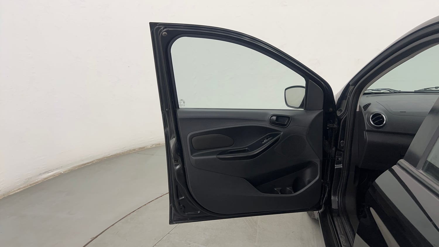 Used 2017 Ford Figo Titanium 1.2 Ti-VCT Petrol Manual interior LEFT FRONT DOOR OPEN VIEW