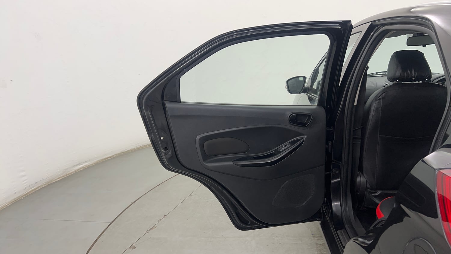 Used 2017 Ford Figo Titanium 1.2 Ti-VCT Petrol Manual interior LEFT REAR DOOR OPEN VIEW
