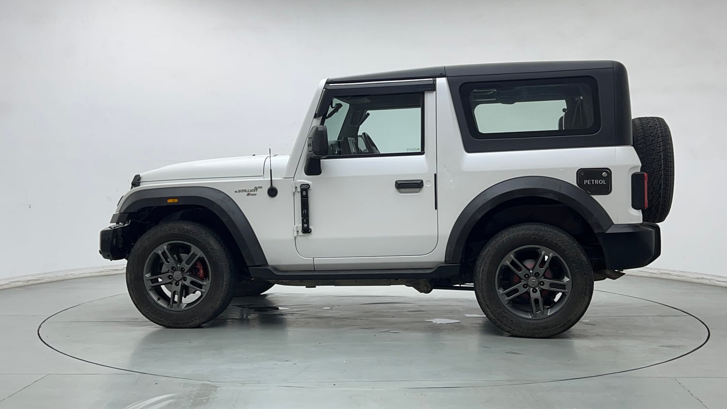 Used 2023 Mahindra Thar LX Hard Top Petrol AT RWD Petrol Automatic exterior LEFT SIDE VIEW