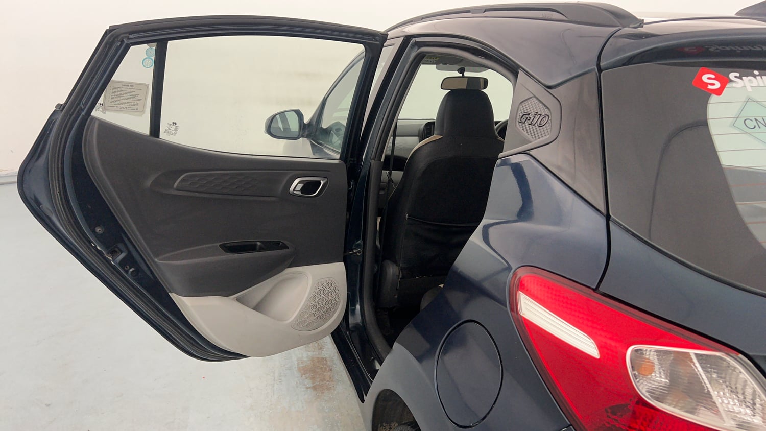 Used 2021 Hyundai Grand i10 Nios Sportz 1.2 Kappa VTVT CNG Cng Manual interior LEFT REAR DOOR OPEN VIEW