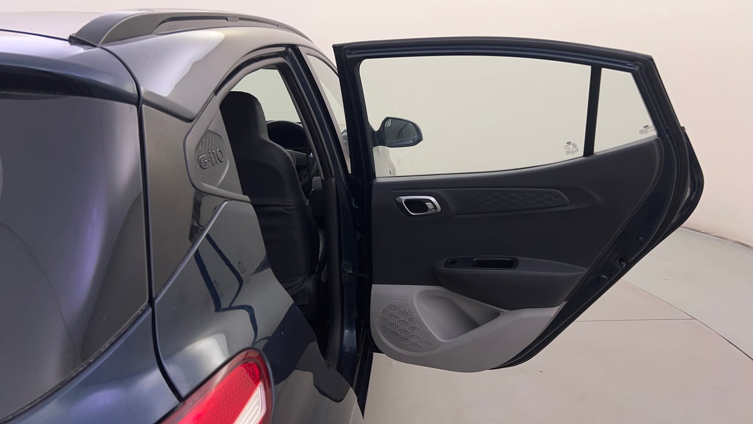Used 2021 Hyundai Grand i10 Nios Sportz AMT 1.2 Kappa VTVT Petrol Automatic interior RIGHT REAR DOOR OPEN VIEW