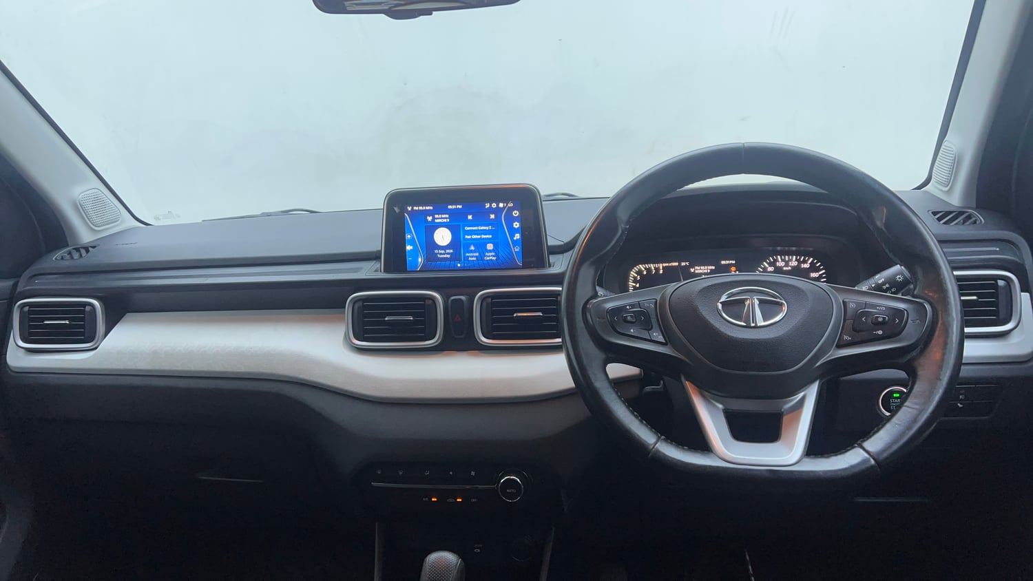 Used 2023 Tata Punch Creative IRA AMT Dual Tone Petrol Automatic interior DASHBOARD VIEW