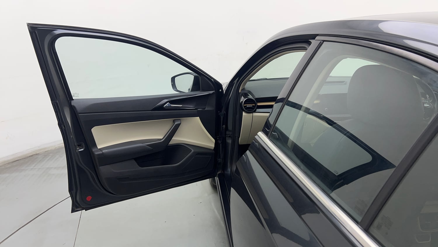 Used 2022 Skoda Slavia Style 1.5L TSI DSG Petrol Automatic interior LEFT FRONT DOOR OPEN VIEW