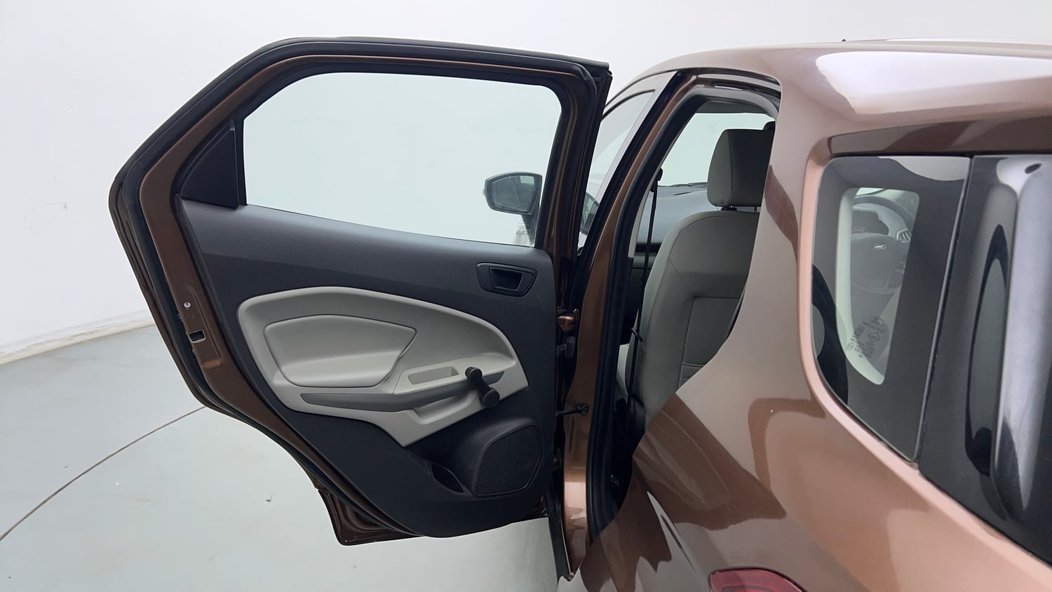 Used 2016 Ford EcoSport Ambiente 1.5L Ti-VCT Petrol Manual interior LEFT REAR DOOR OPEN VIEW