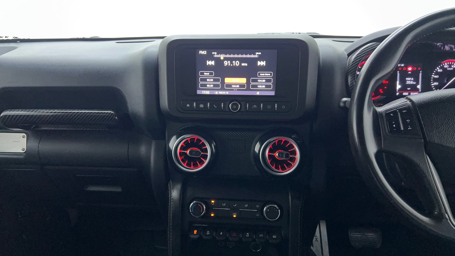 Used 2023 Mahindra Thar LX Hard Top Petrol AT RWD Petrol Automatic top_features Integrated (in-dash) music system