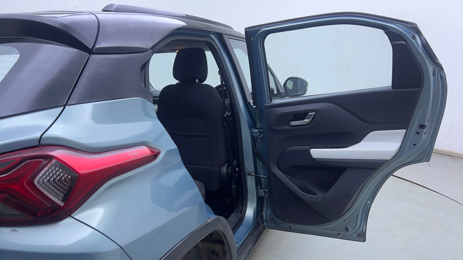 Used 2023 Tata Punch Creative IRA AMT Dual Tone Petrol Automatic interior RIGHT REAR DOOR OPEN VIEW