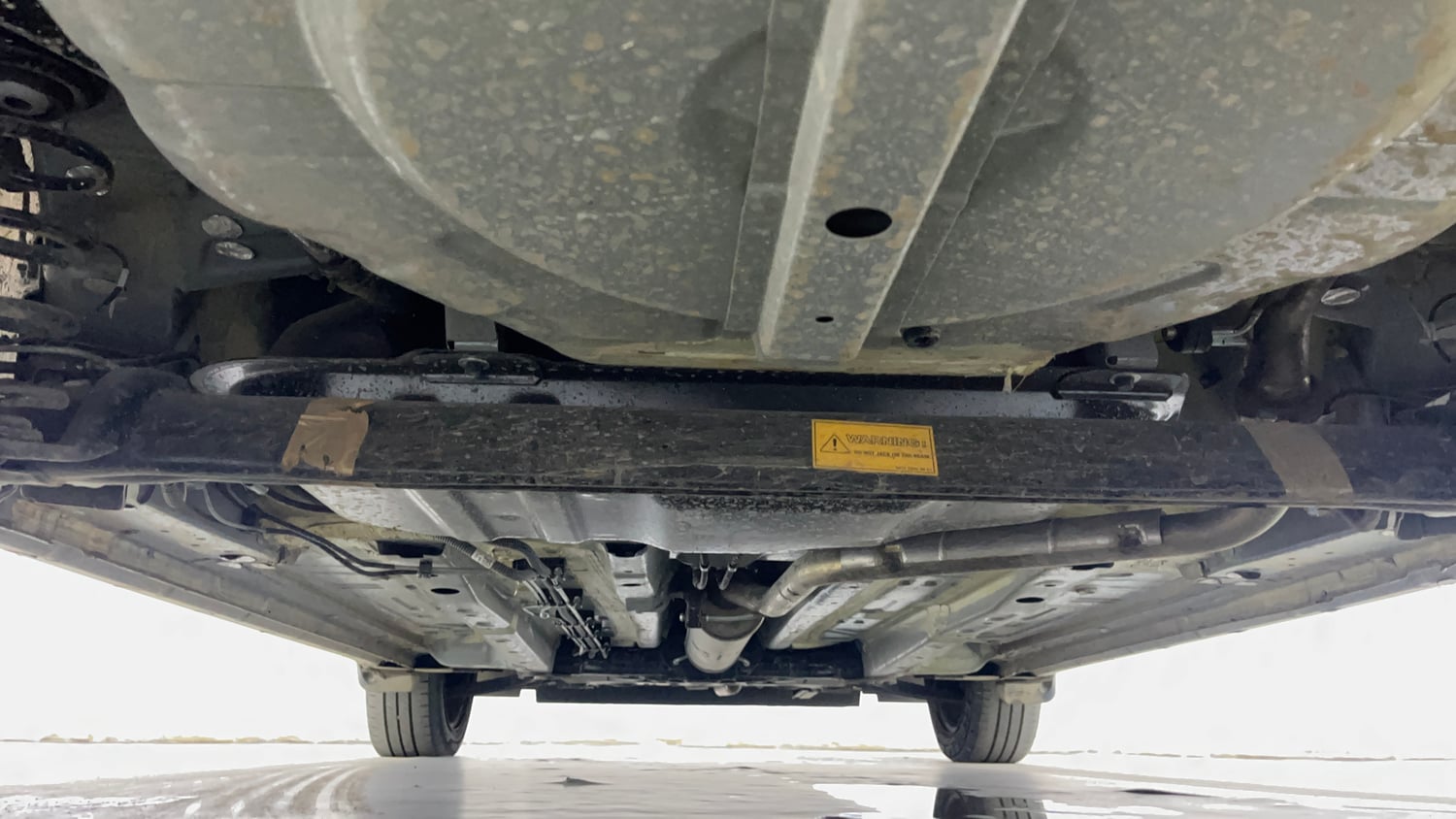 Used 2026 Tata Altroz Creative Petrol 5AMT Petrol Automatic extra REAR UNDERBODY VIEW (TAKEN FROM REAR)