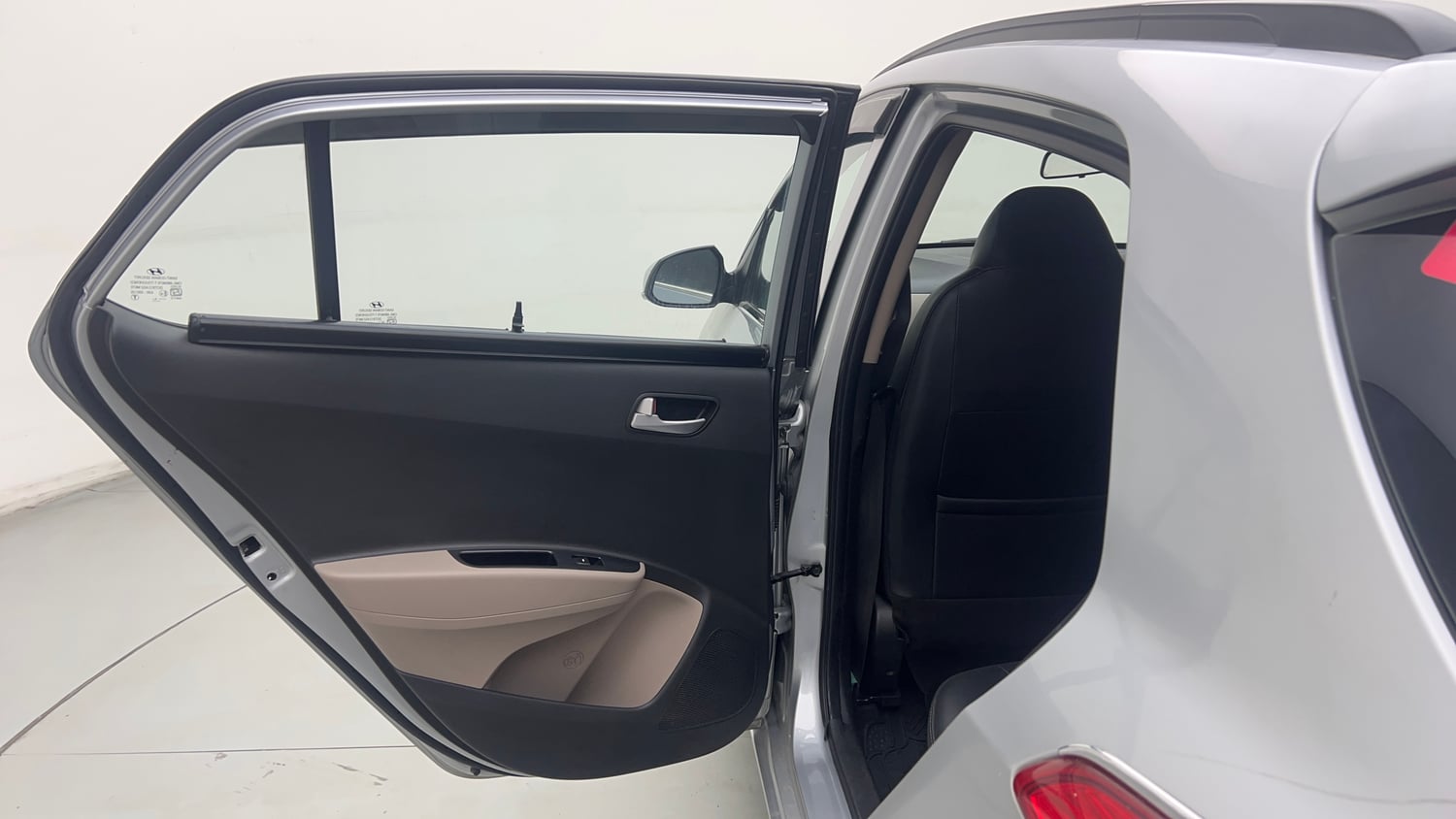 Used 2019 Hyundai Grand i10 Sportz 1.2 Kappa VTVT Petrol Manual interior LEFT REAR DOOR OPEN VIEW