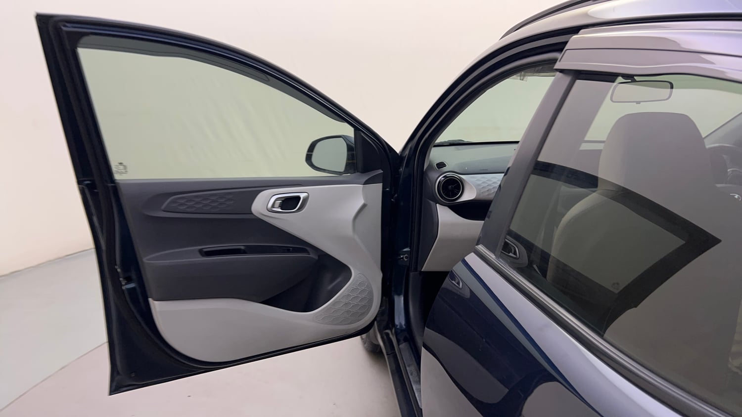 Used 2021 Hyundai Grand i10 Nios Sportz AMT 1.2 CRDi Diesel Automatic interior LEFT FRONT DOOR OPEN VIEW
