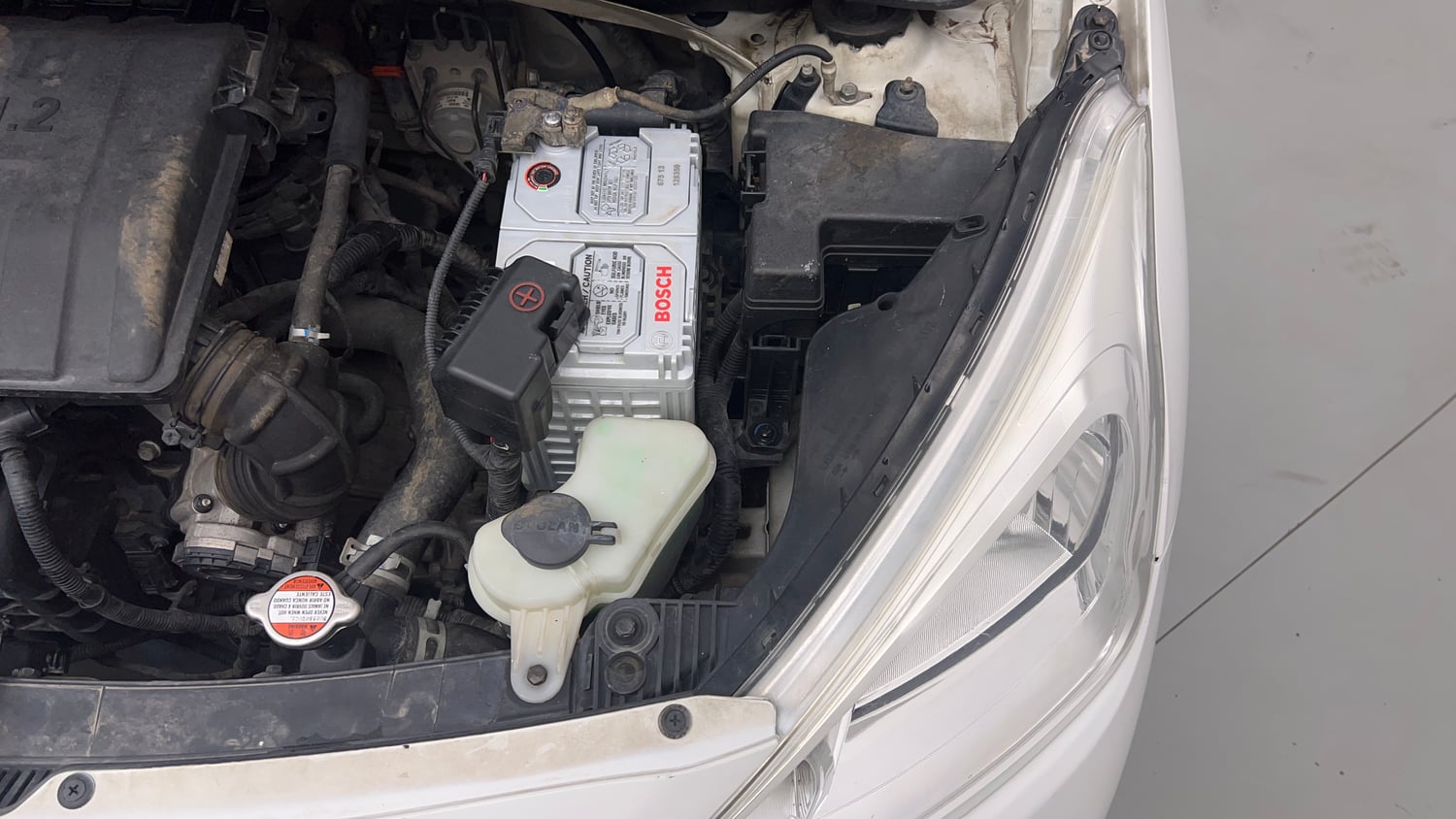 Used 2018 Hyundai Grand i10 Sportz 1.2 Kappa VTVT Petrol Manual engine ENGINE LEFT SIDE VIEW
