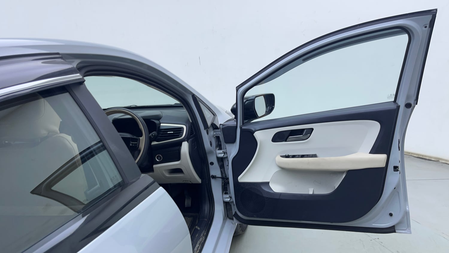Used 2026 Tata Altroz Creative Petrol 5AMT Petrol Automatic interior RIGHT FRONT DOOR OPEN VIEW