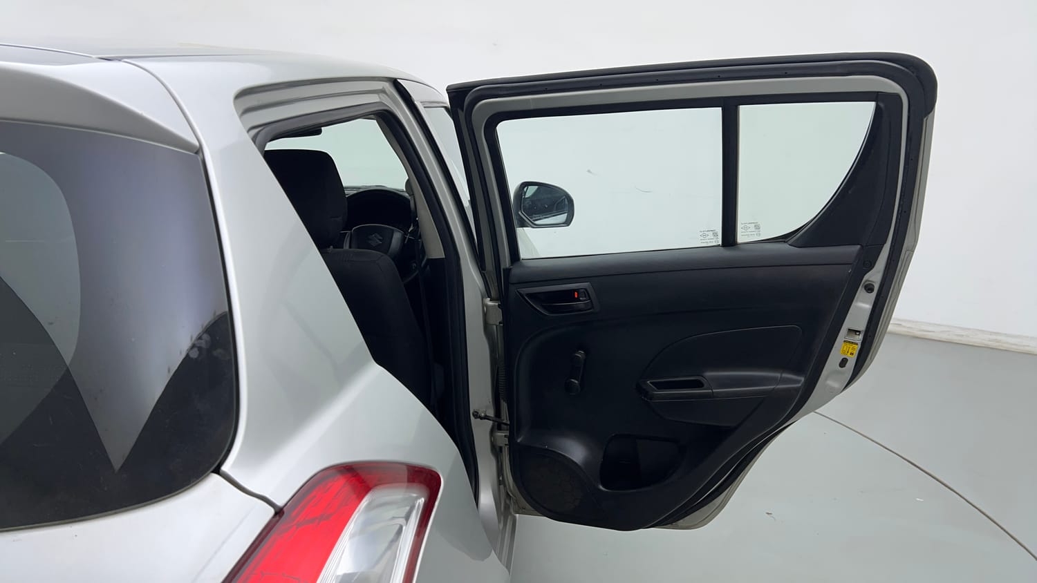 Used 2013 Maruti Suzuki Swift LXi Petrol Manual interior RIGHT REAR DOOR OPEN VIEW