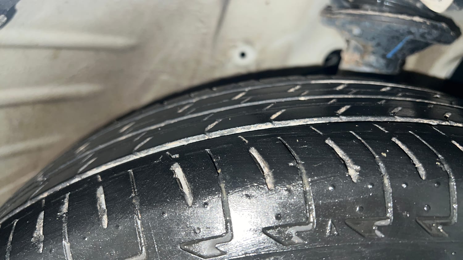 Used 2024 Maruti Suzuki Celerio ZXi Petrol Manual tyres RIGHT FRONT TYRE TREAD VIEW