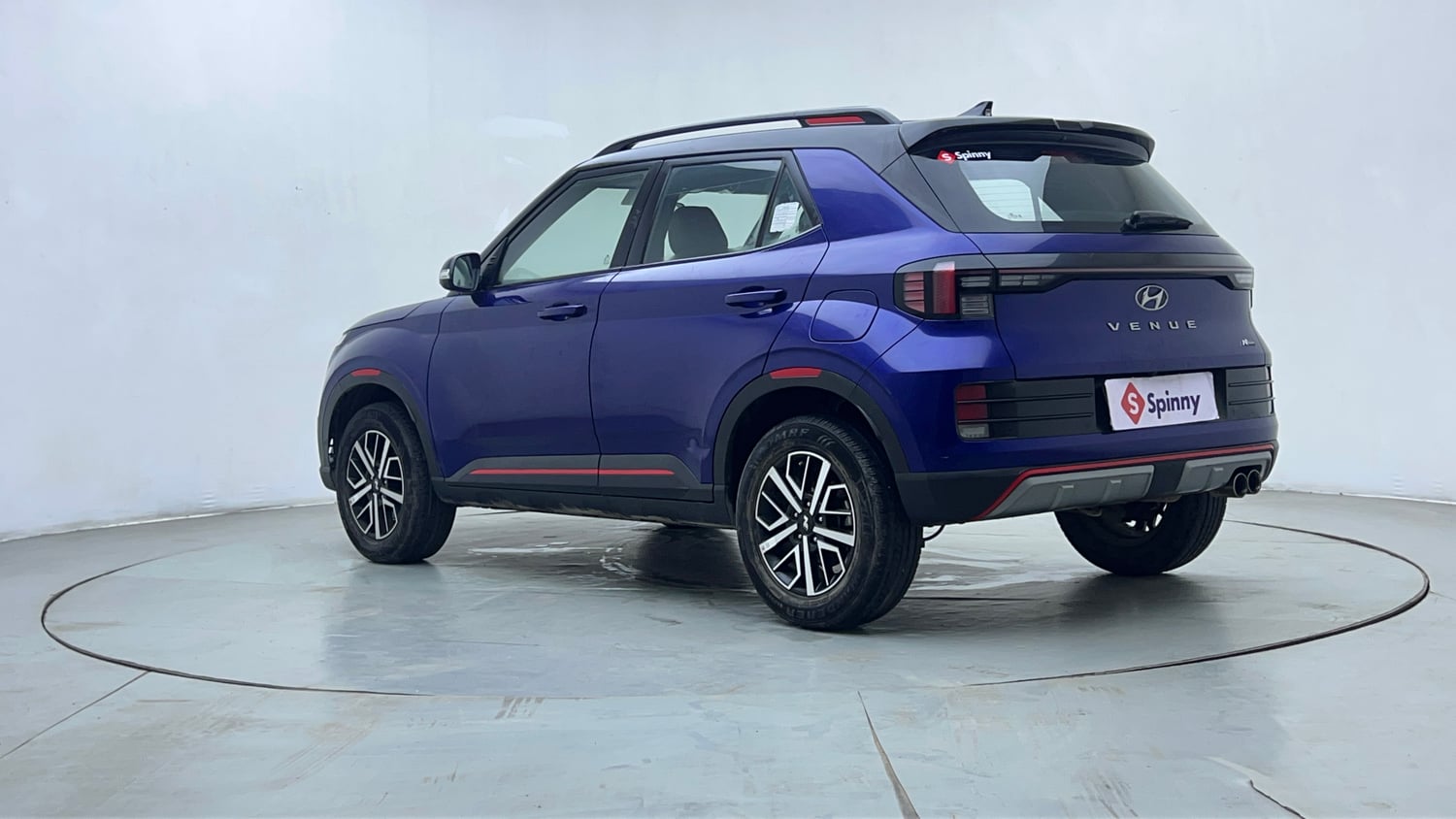 Used 2022 Hyundai Venue N-Line N6 DCT Dual Tone Petrol Automatic exterior LEFT REAR CORNER VIEW