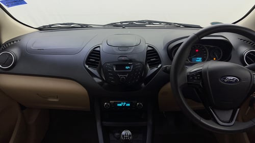 Used 2015 Ford Figo Aspire Titanium 1.2 Ti-VCT Petrol Manual interior MUSIC SYSTEM & AC CONTROL VIEW