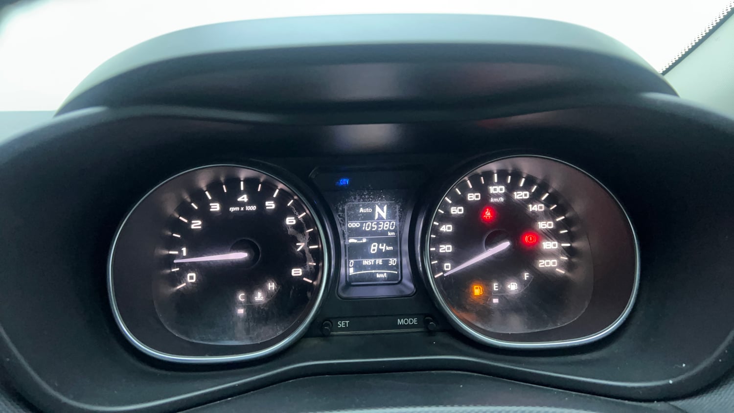 Used 2018 Tata Nexon XZA Plus Diesel Diesel Automatic interior CLUSTERMETER VIEW
