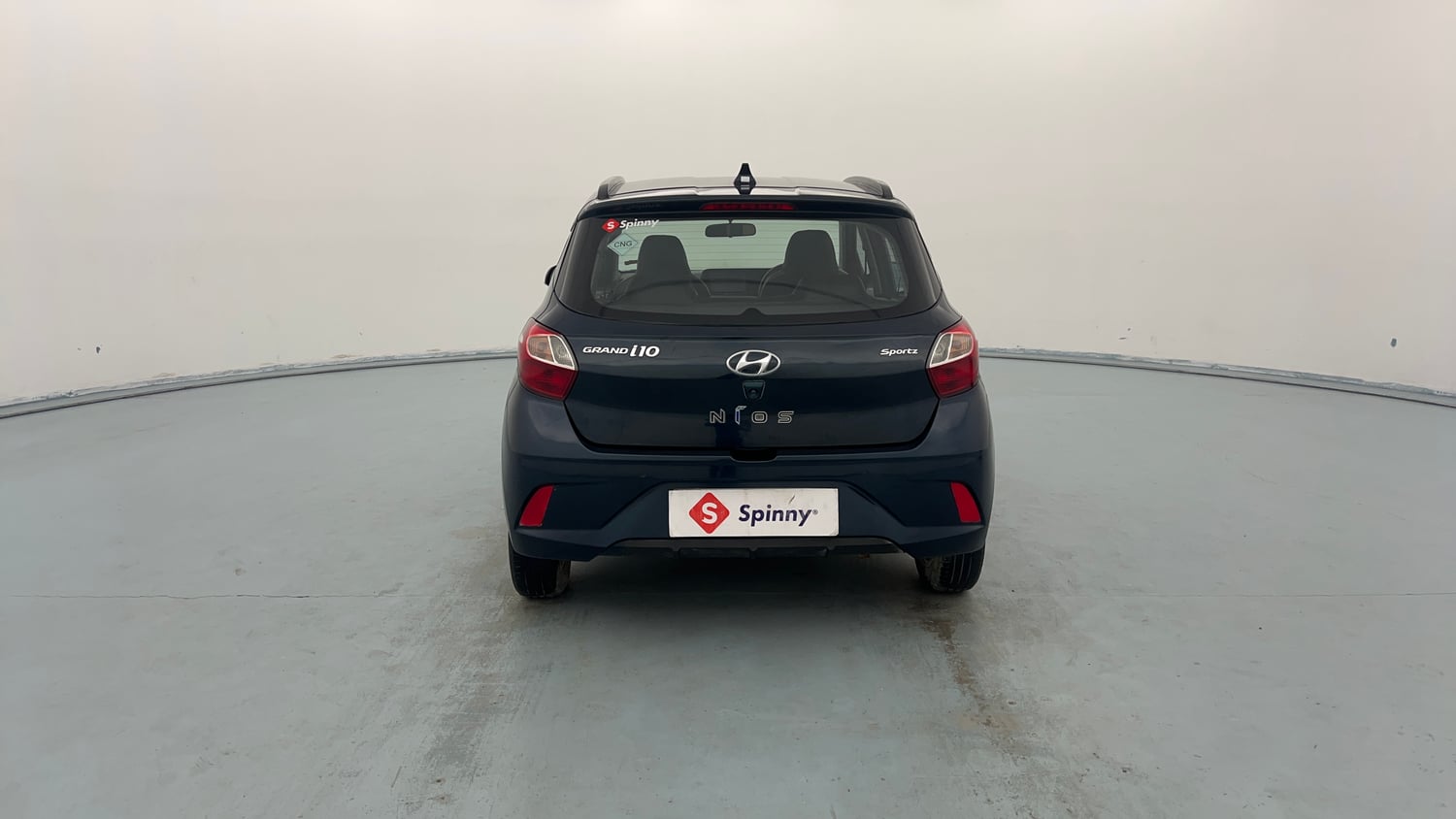 Used 2021 Hyundai Grand i10 Nios Sportz 1.2 Kappa VTVT CNG Cng Manual exterior BACK VIEW
