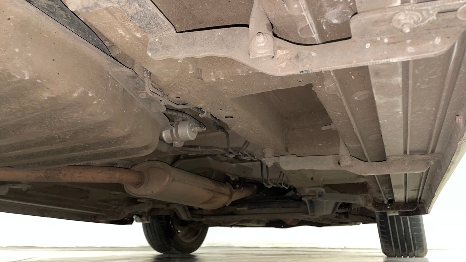 Used 2021 MG Motors Hector Sharp 1.5 Petrol CVT Petrol Automatic extra REAR RIGHT UNDERBODY VIEW