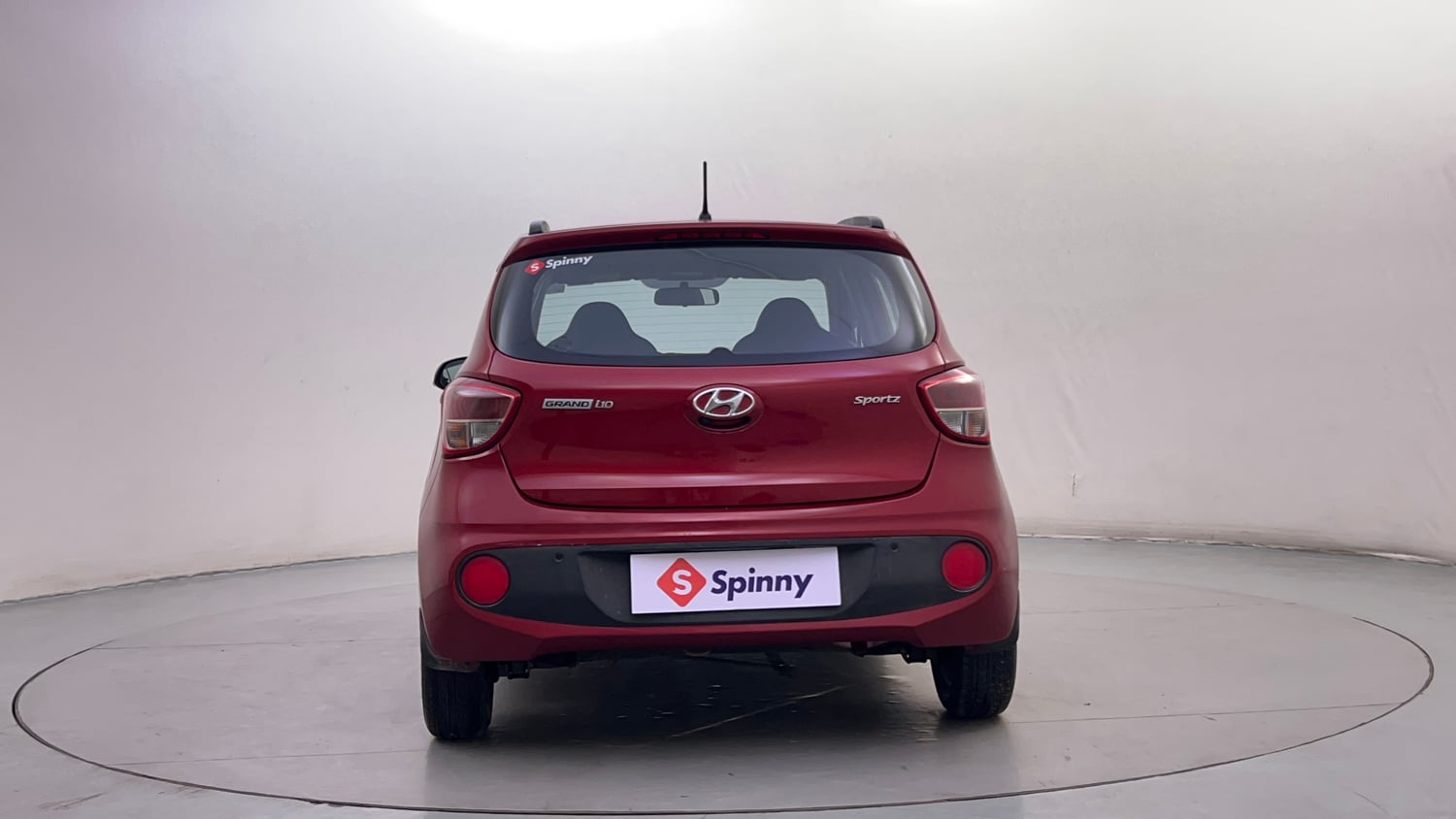 Used 2018 Hyundai Grand i10 Sportz 1.2 Kappa VTVT Petrol Manual exterior BACK VIEW