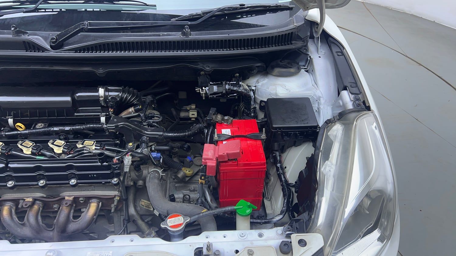 Used 2016 Maruti Suzuki Baleno Delta 1.2 Petrol Manual engine ENGINE LEFT SIDE VIEW