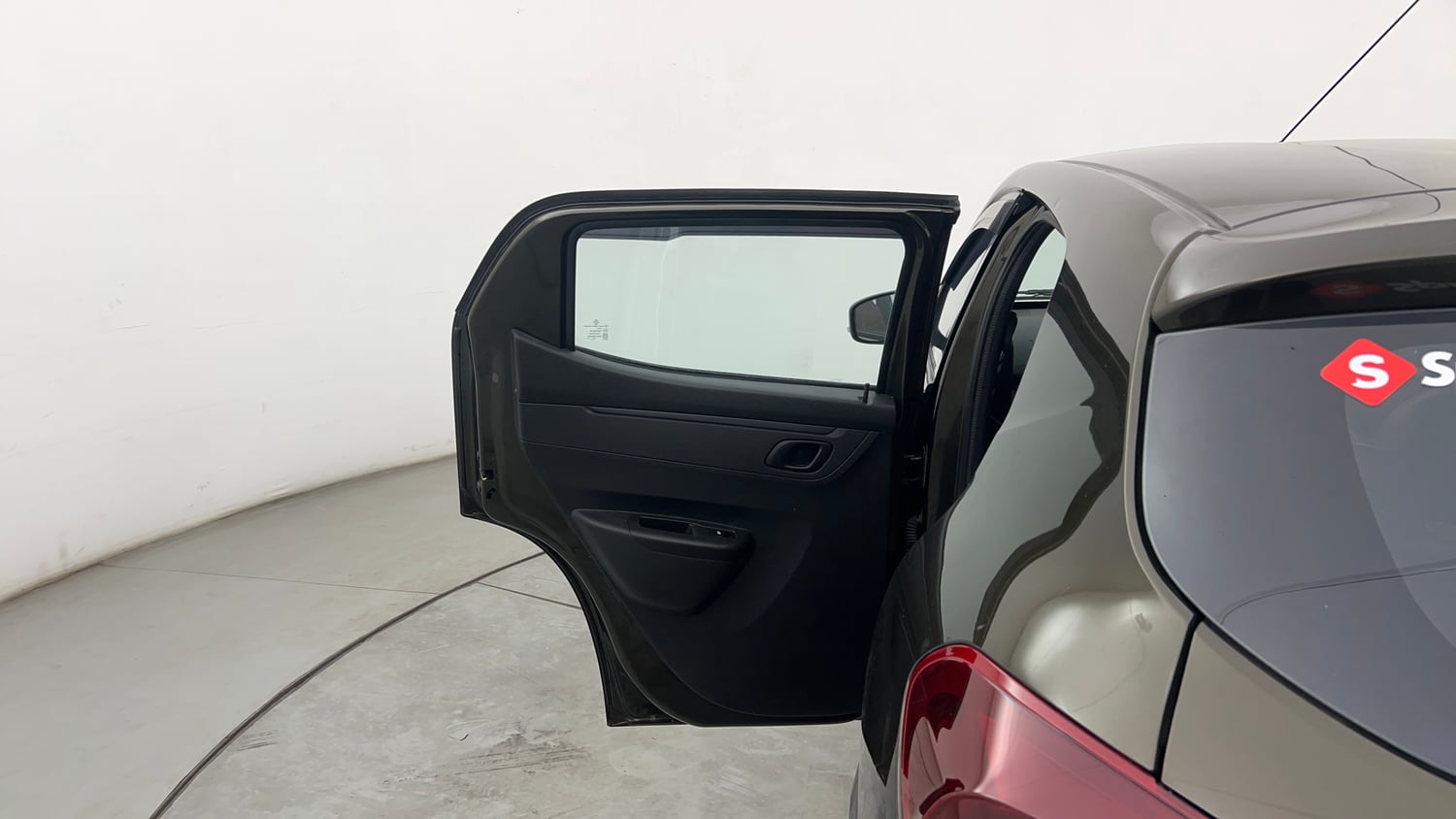 Used 2024 Renault Kwid RXT 1.0L Petrol Manual interior LEFT REAR DOOR OPEN VIEW