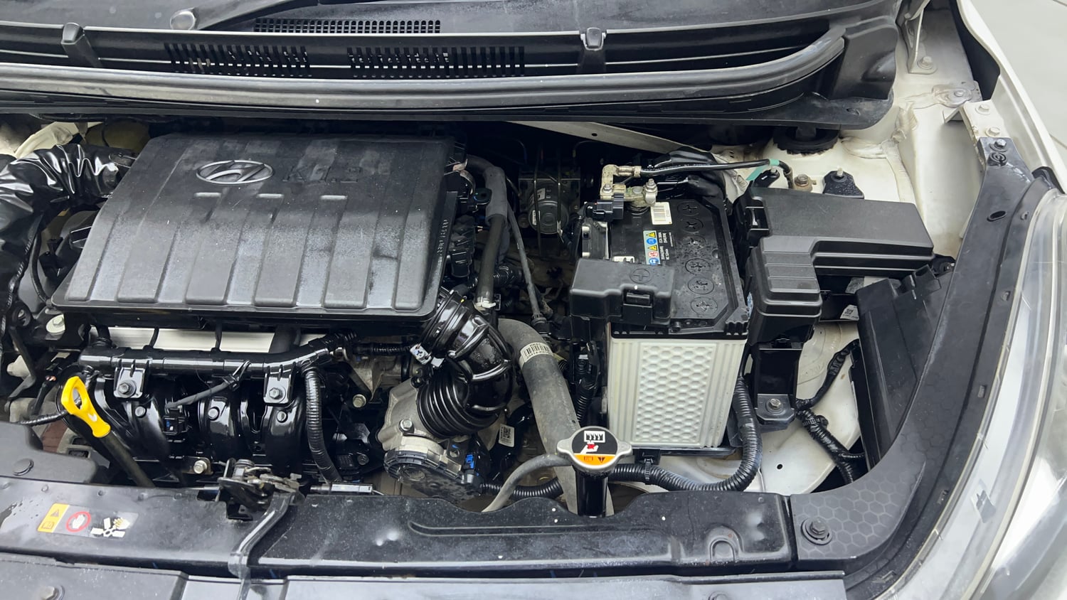 Used 2024 Hyundai Grand i10 Nios Era 1.2 Kappa Petrol Manual engine ENGINE LEFT SIDE VIEW