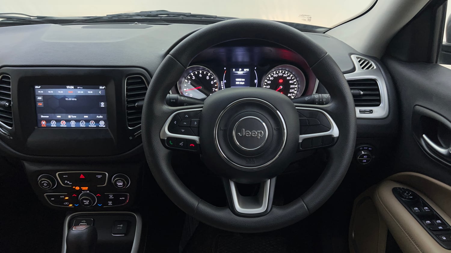 Used 2019 Jeep Compass Longitude (O) 1.4 Petrol AT Petrol Automatic interior STEERING VIEW