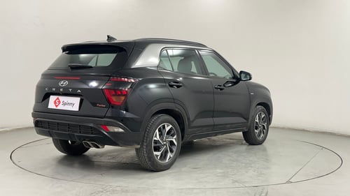 Used 2022 Hyundai Creta SX (O) 1.4 Turbo 7 DCT Petrol Automatic exterior RIGHT REAR CORNER VIEW