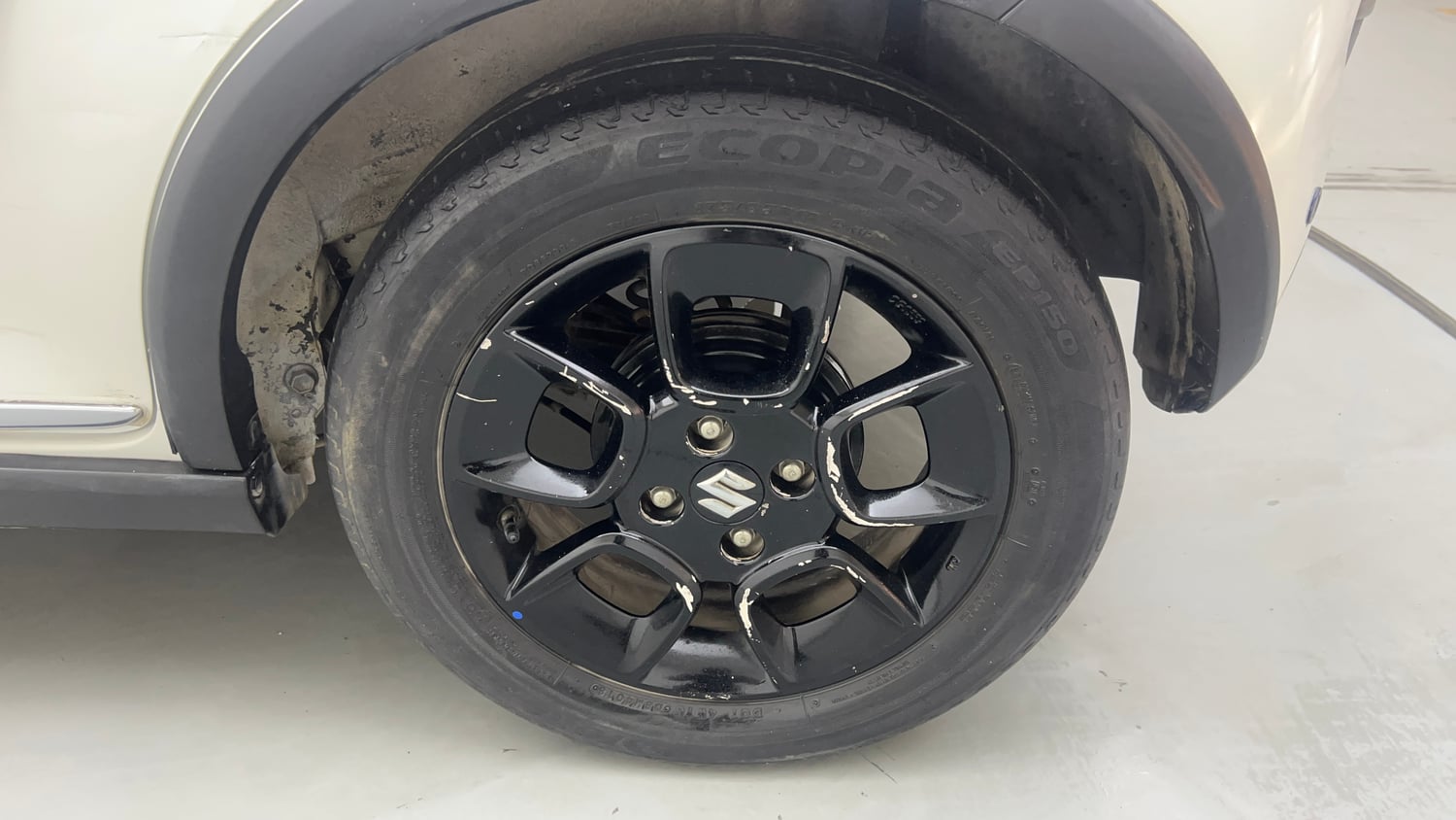 Used 2019 Maruti Suzuki Ignis Alpha 1.2 AMT Petrol Automatic tyres LEFT REAR TYRE RIM VIEW