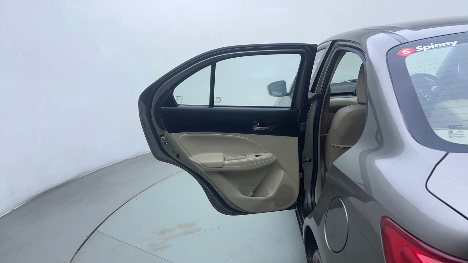 Used 2018 Maruti Suzuki Dzire ZXi Plus AMT Petrol Automatic interior LEFT REAR DOOR OPEN VIEW