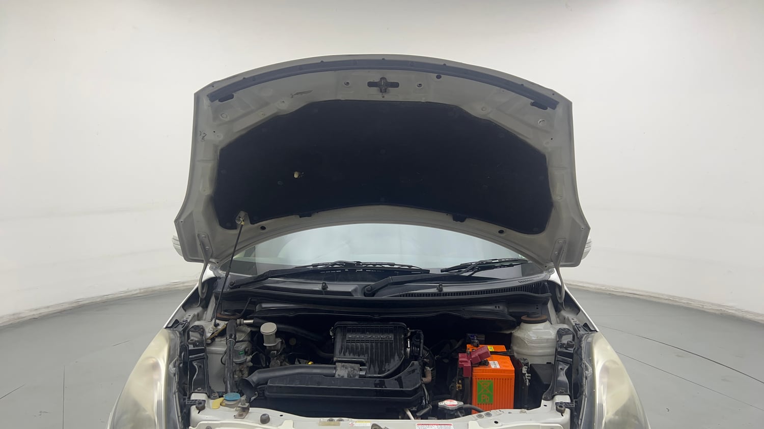 Used 2015 Maruti Suzuki Swift Dzire VXI Petrol Manual engine ENGINE & BONNET OPEN FRONT VIEW