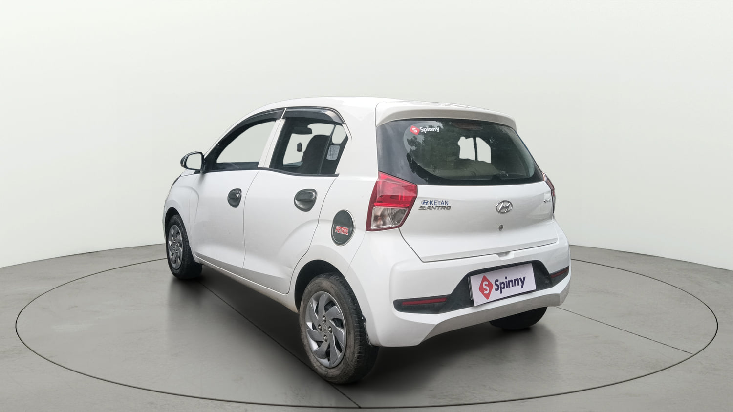 Used 2019 Hyundai Santro Sportz AMT Petrol Automatic exterior LEFT REAR CORNER VIEW
